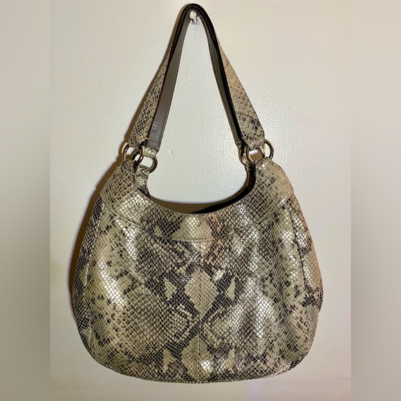 Coach snakeskin shoulder bag - Picture 3 of 12